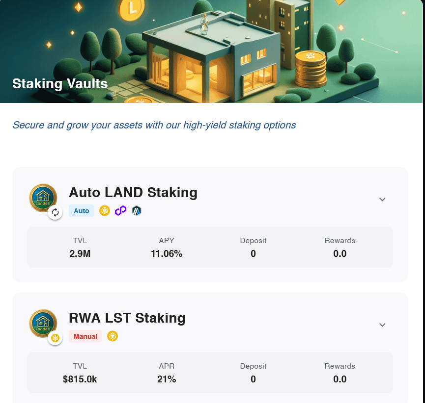 LanDefi Staking